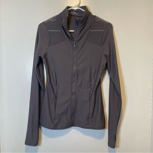 C&C California gray full zip mesh detail‎ jacket women's size small